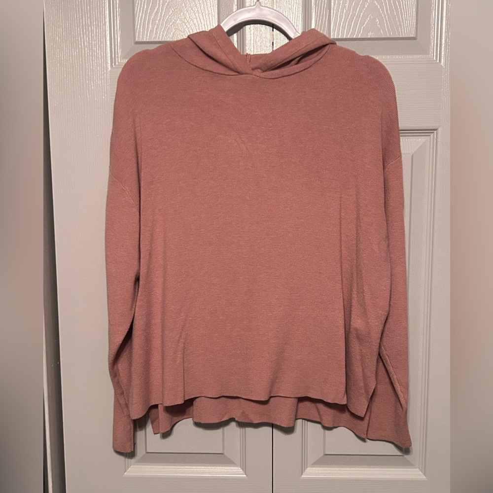 H&M Women's Pullover Hooded Pink Sweatshirt Size‎ Medium